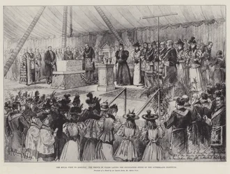 The Royal Visit to Longton, the Prince of Wales Laying the Foundation-Stone of the Sutherland Institute
